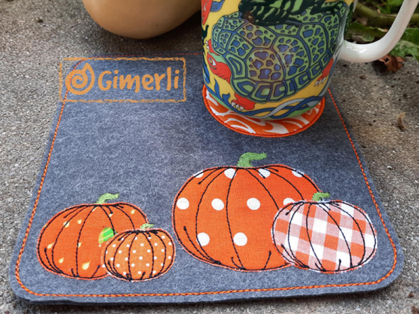 Herbst Set Hagebutte - doodle Stickdatei